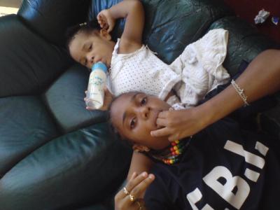 fyfy et mimi en mode enfant gat� 